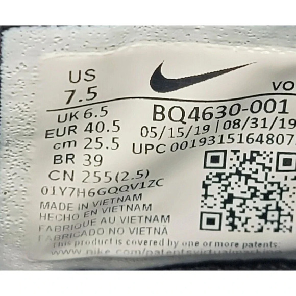 Nike Kyrie 6 Jet Black Sneaker Basketball 2019 Size 7 Men #BQ4630-001 - Picture 14 of 14